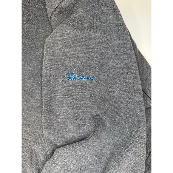 Peter Millar Quarter Zip Golf Pullover Chickasaw Gray Size Large READ - Picture 5 of 12